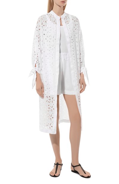 Льняные шорты 120% LINO, арт. 32ALIW29BR/000F753, фото 2