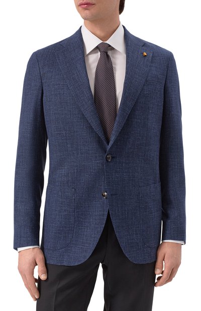 Пиджак из шерсти и шелка SARTORIA LATORRE, арт. EF74/UH0384, фото 4