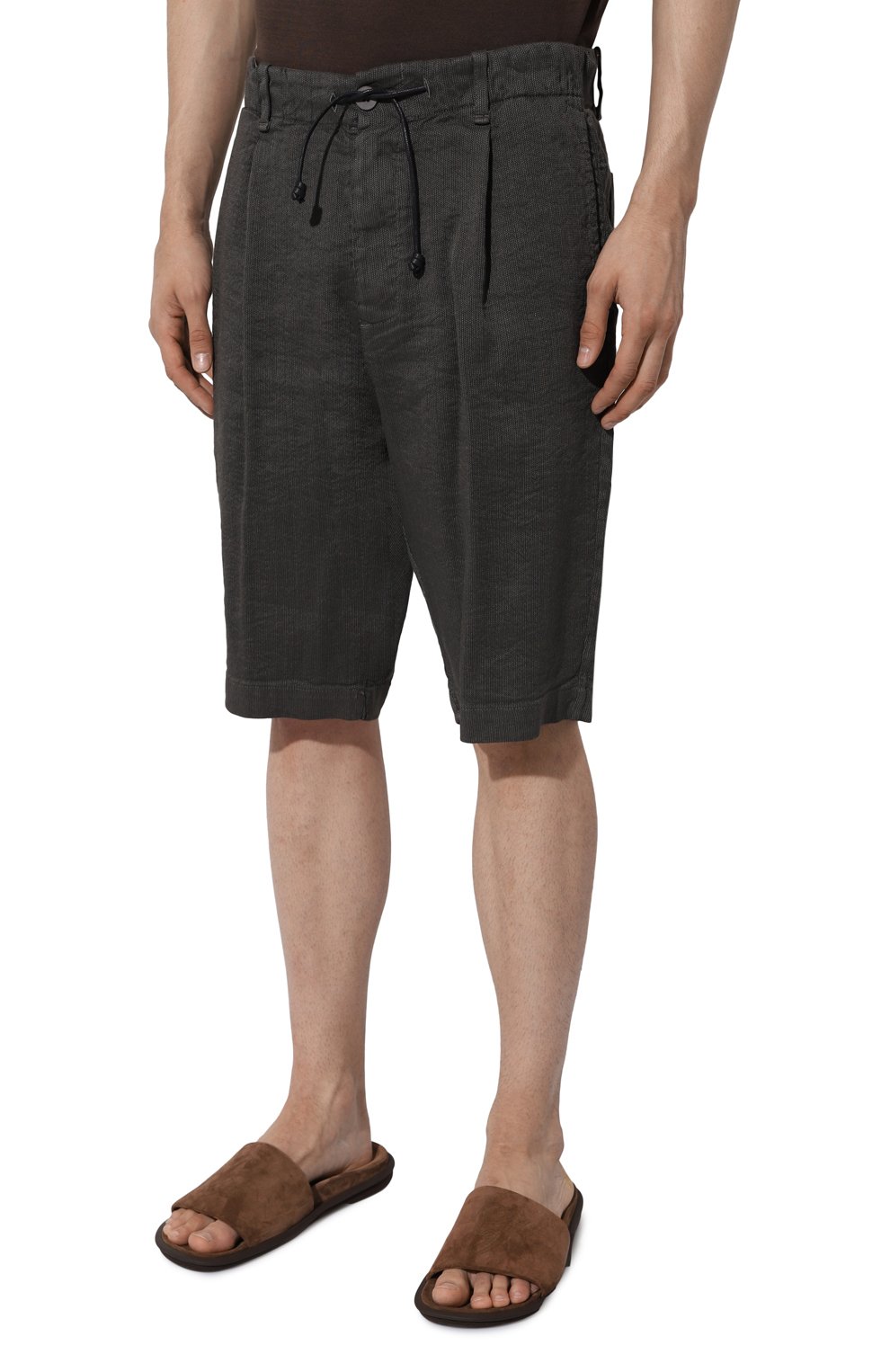 Шорты изо льна и вискозы TRANSIT, арт. CFUTRWH173, фото 3