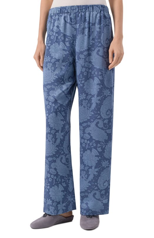 Шелковые брюки Zimmerli 6100-17009 Голубой  6100-17009 Фото 3