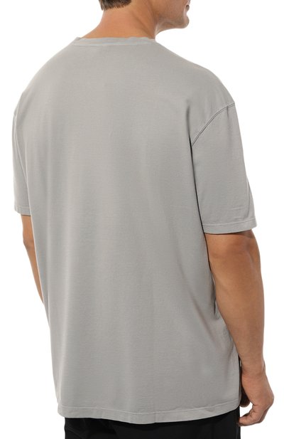 Хлопковая футболка PAUL&SHARK серого цвета по цене 21750 руб., арт. 13311654/3XL-6XL, фото 4 Хлопковая футболка PAUL&SHARK, арт. 13311654/3XL-6XL, фото 4