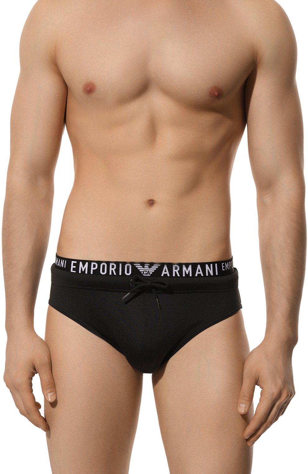 Плавки EMPORIO ARMANI черного цвета по цене 6995 руб., арт. 211734/4R404, фото 2 Плавки EMPORIO ARMANI, арт. 211734/4R404, фото 2