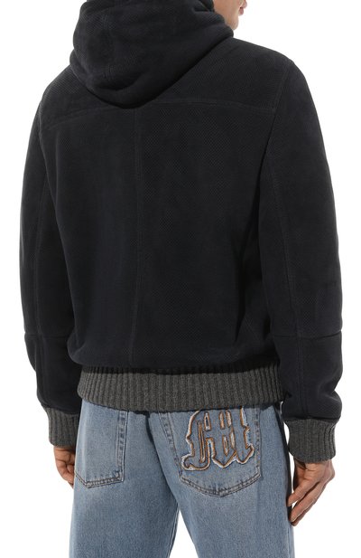 Бомбер из овчины BRUNELLO CUCINELLI, арт. MPMHV1741, фото 4