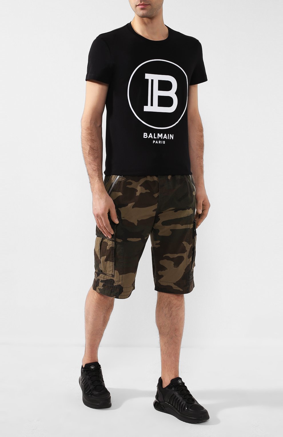 Хлопковые шорты BALMAIN, арт. TH15586/Z084, фото 2