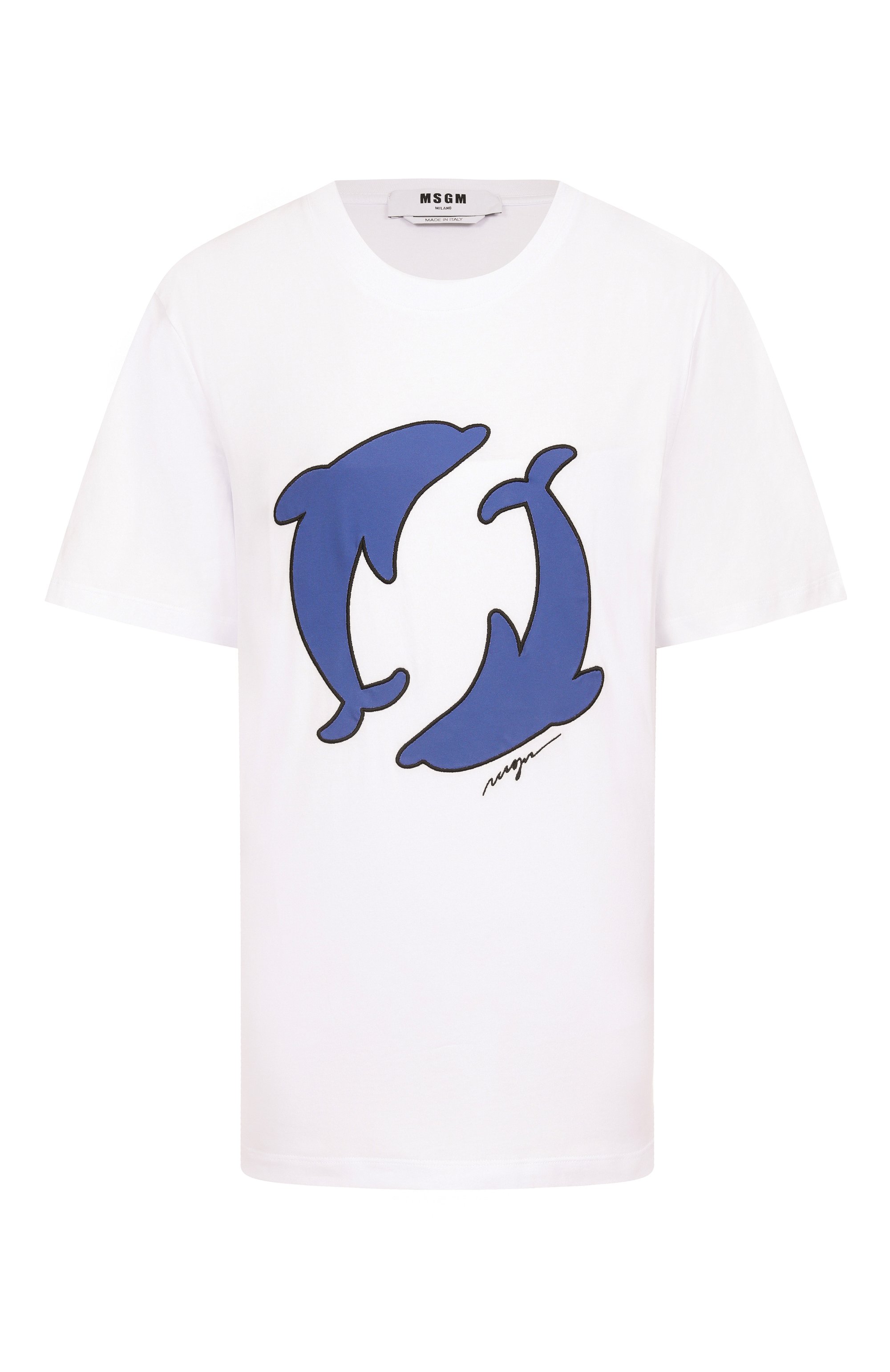 Хлопковая футболка MSGM, арт. 3840MM125/257002, фото 1
