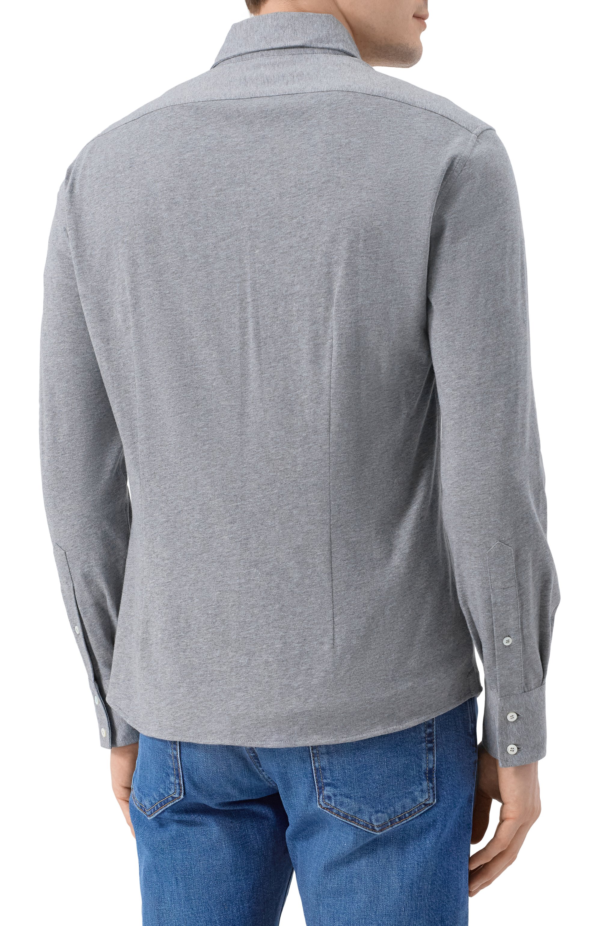 Хлопковая рубашка BRUNELLO CUCINELLI, арт. M0B136686, фото 4