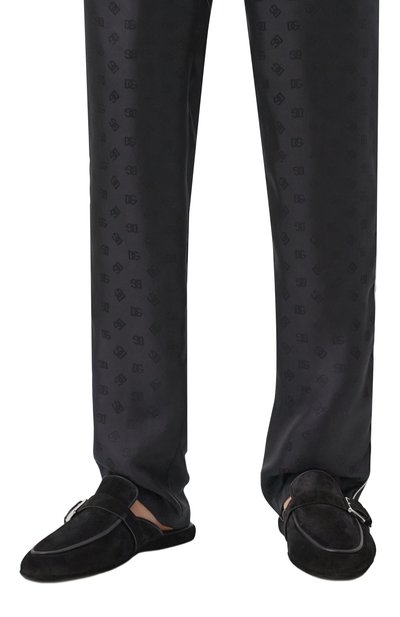 Замшевые домашние туфли SANTONI, арт. PMXGA2151A-X1SVU, фото 3