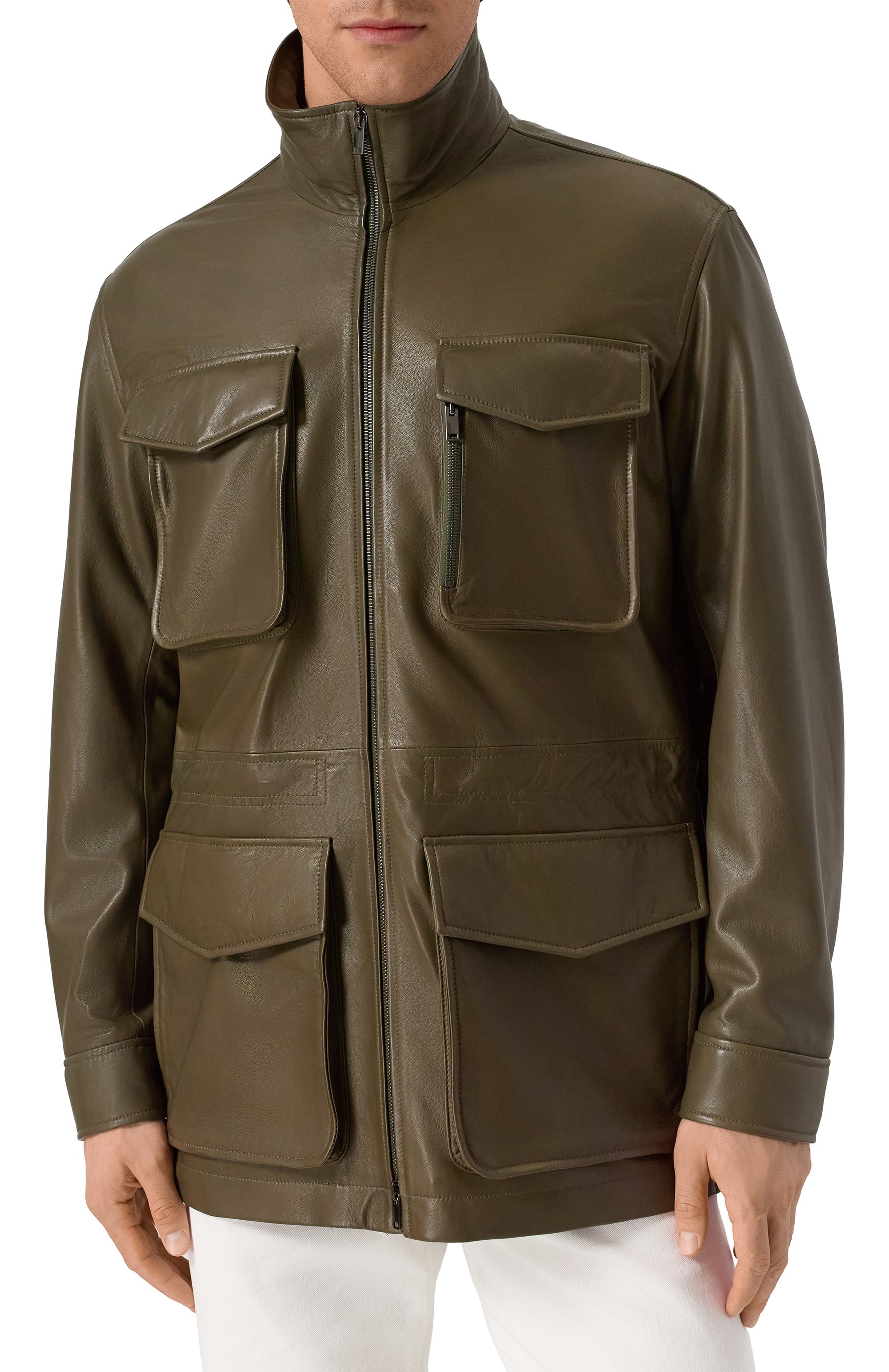 Кожаная куртка MVST, арт. 54200, фото 3