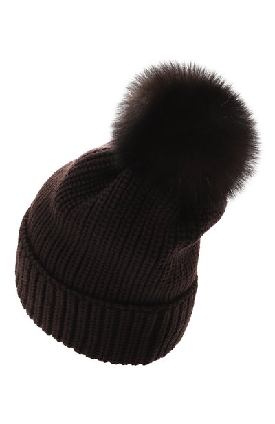 Шерстяная шапка с отделкой из соболя BLACK SABLE, арт. BS-47CC10, фото 3