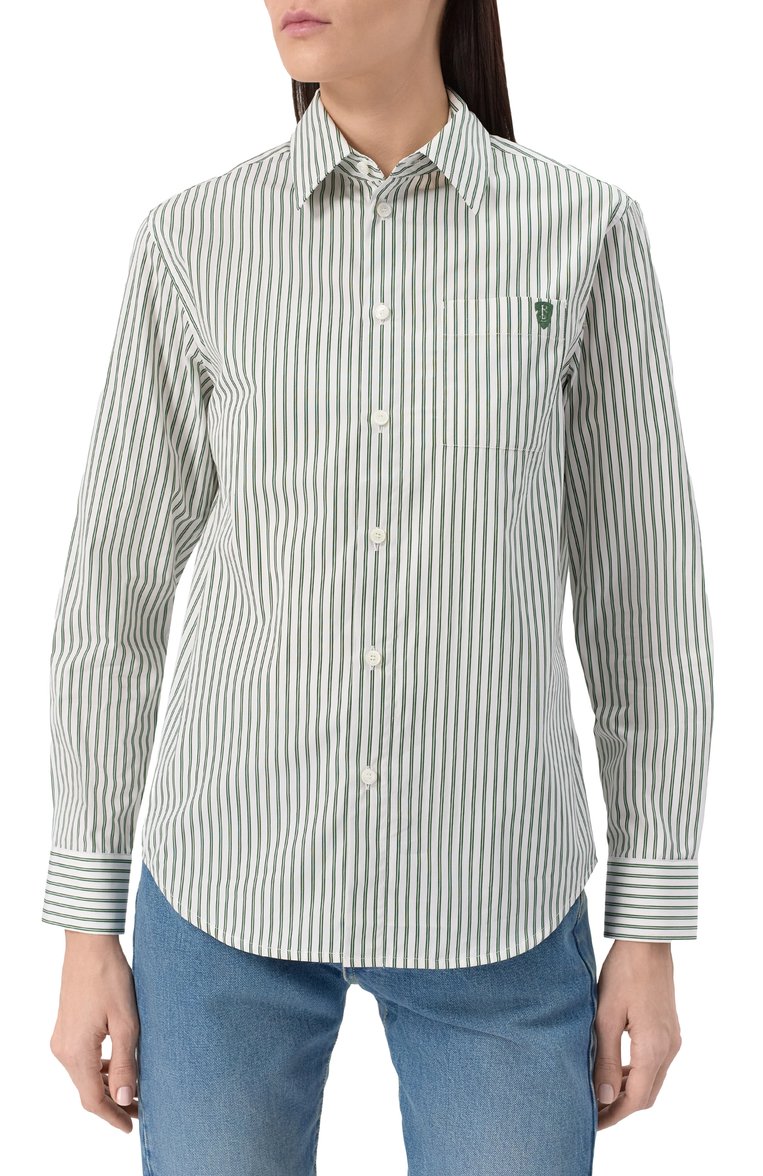 Хлопковая рубашка BURBERRY, арт. 8102550, фото 1