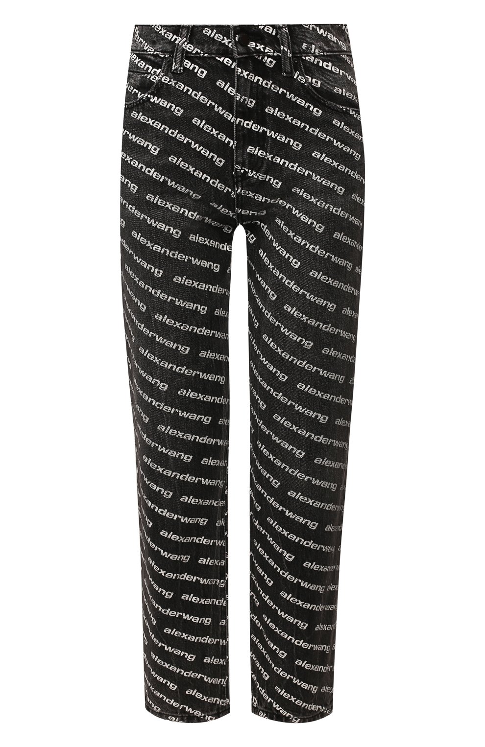 Джинсы ALEXANDER WANG черно-белого цвета по цене 38550 руб., арт. 4D994401DJ, фото 1 Джинсы ALEXANDER WANG, арт. 4D994401DJ, фото 1