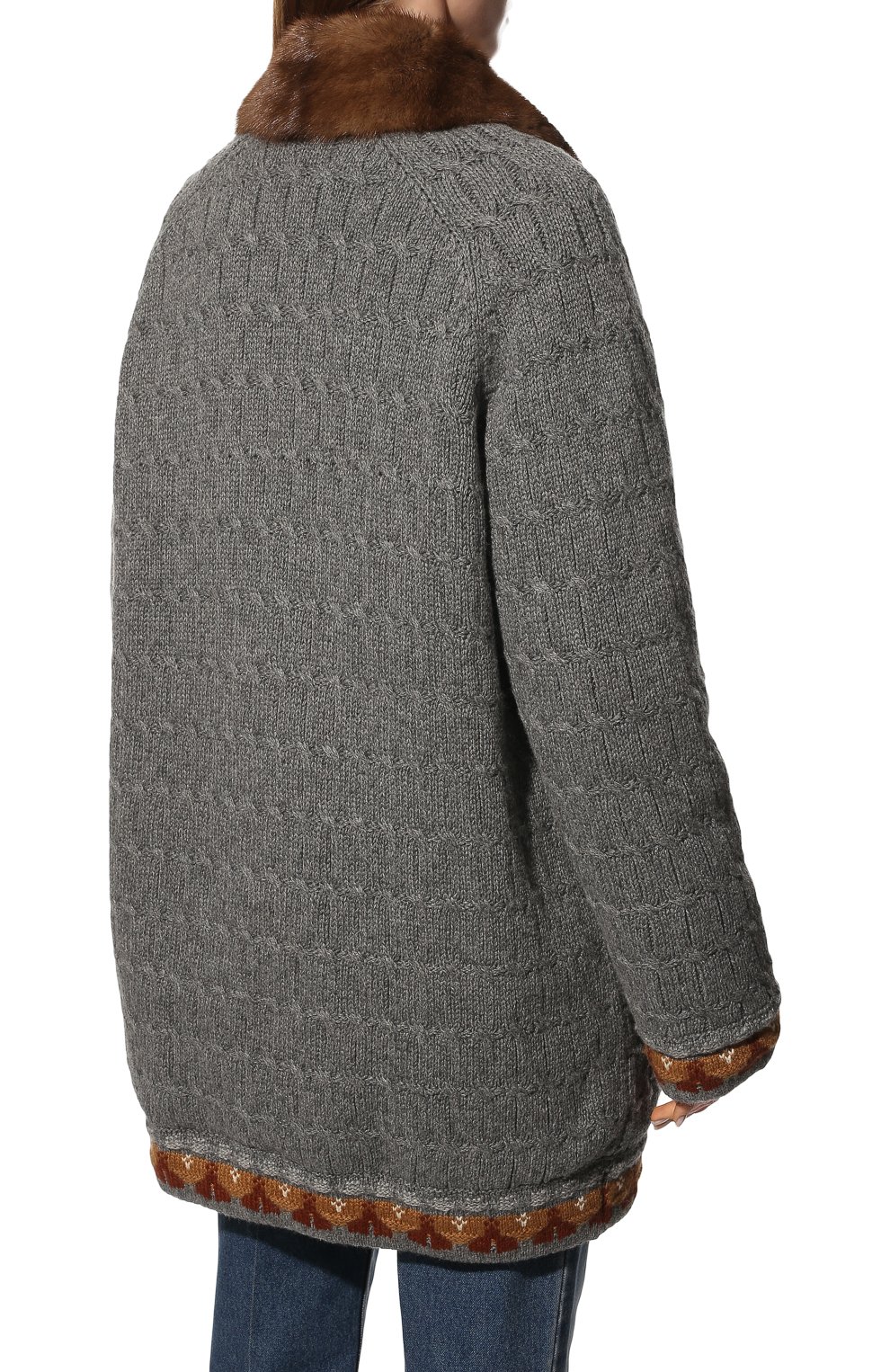 Двусторонняя шуба из меха норки LORO PIANA коричневого цвета по цене 2995000 руб., арт. FAL8391, фото 4 Двусторонняя шуба из меха норки LORO PIANA, арт. FAL8391, фото 4