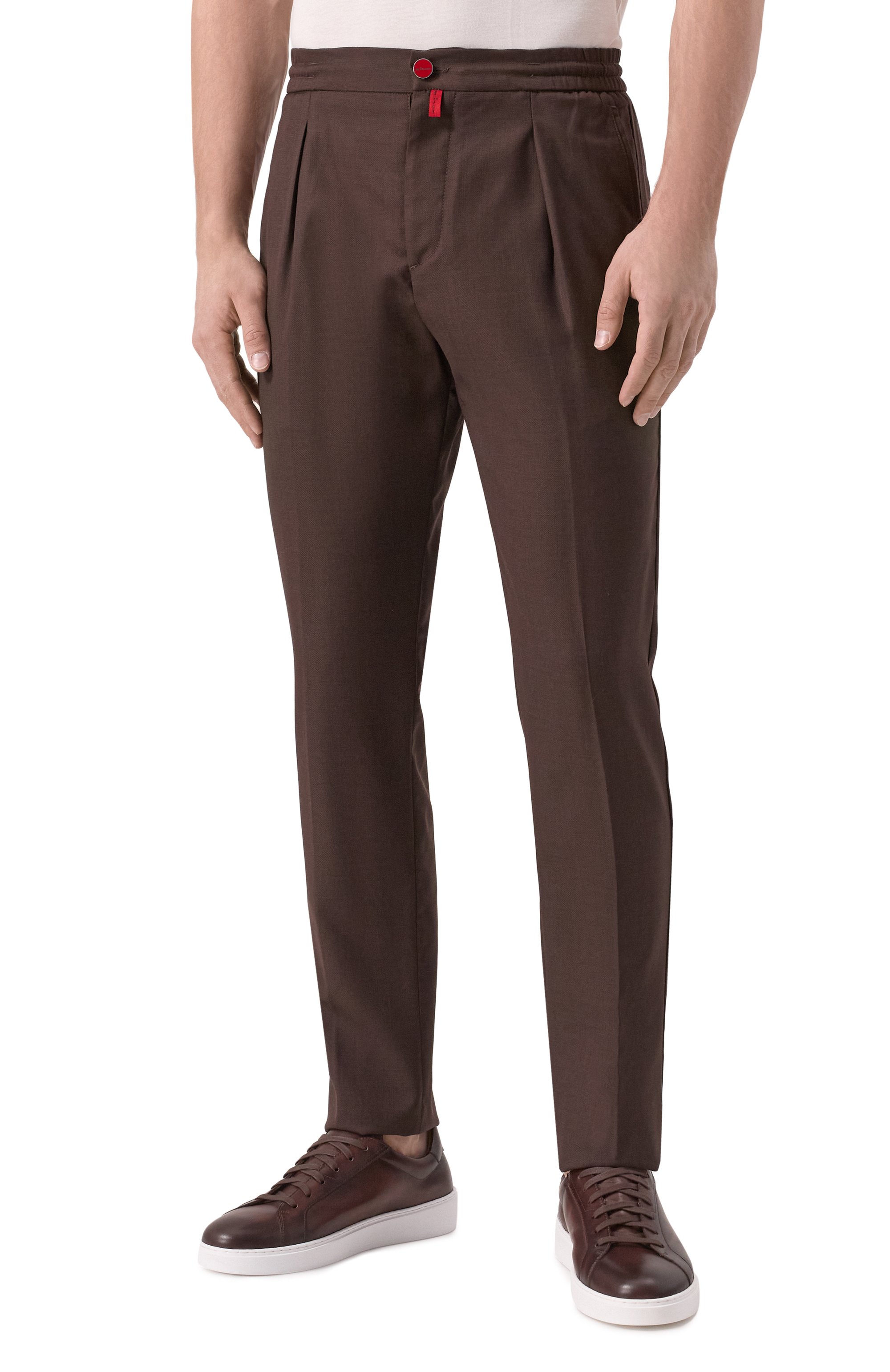 Шерстяные брюки KITON, арт. UP1LACK0629F05, фото 3