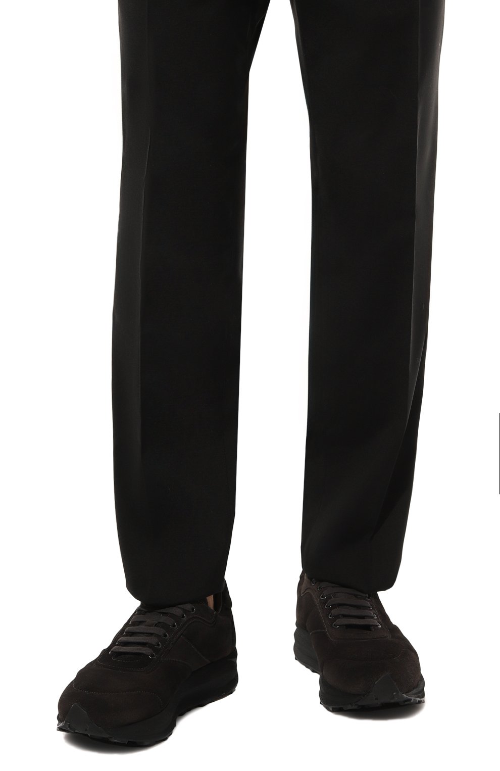 Замшевые кроссовки earthly CORNELIANI, арт. 94TM54-9420915, фото 3