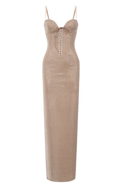 Женское платье с отделкой стразами GIUSEPPE DI MORABITO, арт. 04SSDR457FC 04428AC