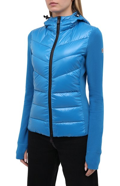 Утепленная толстовка MONCLER GRENOBLE бирюзового цвета по цене 79550 руб., арт. F2-098-8G500-00-80093, фото 3 Утепленная толстовка MONCLER GRENOBLE, арт. F2-098-8G500-00-80093, фото 3