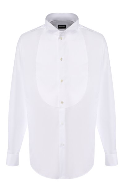 Мужская хлопковая сорочка под смокинг GIORGIO ARMANI, арт. 8WGCCZS1/TZ201