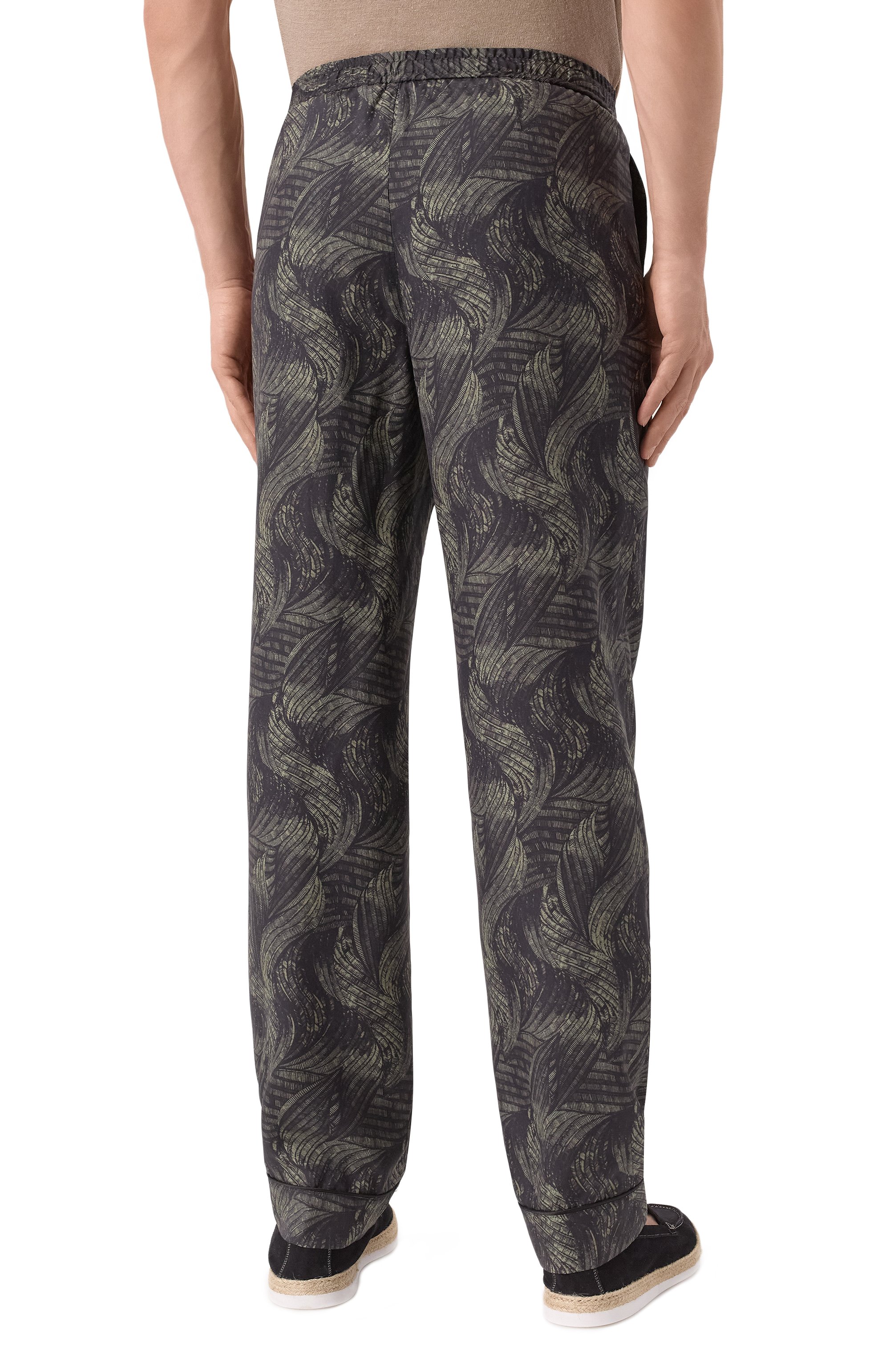 Шелковые брюки CORNELIANI, арт. 254T18-2591922, фото 4