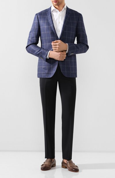 Кожаные монки SANTONI, арт. MCNC13907LA3SGTHE49, фото 2