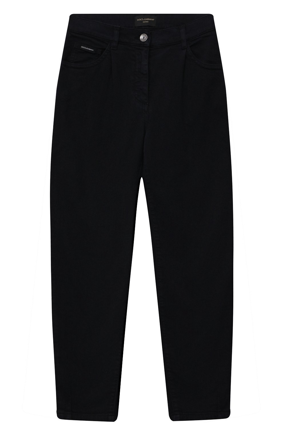 Джинсы DOLCE & GABBANA темно-синего цвета по цене 29150 руб., арт. L52F30/LY049/8-14, фото 1 Джинсы DOLCE & GABBANA, арт. L52F30/LY049/8-14, фото 1