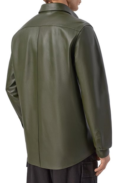 Кожаная рубашка DOLCE & GABBANA, арт. G5NP9L/HULFY, фото 4