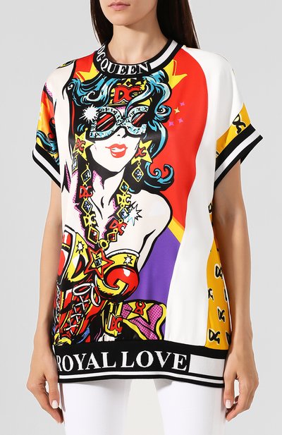 Пуловер с принтом DOLCE & GABBANA, арт. F9E72T/G7R0Q, фото 3