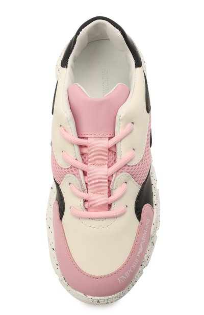 Кожаные кроссовки EMPORIO ARMANI, арт. XYX008/X0I56/28-34, фото 4