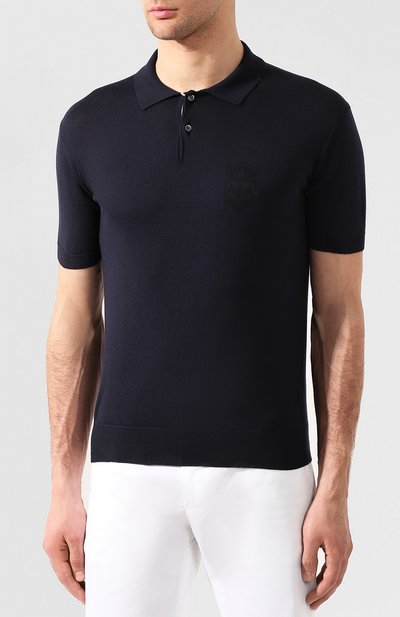 Поло из смеси хлопка и кашемира BALLY, арт. M5LR449K-9S154/750, фото 3