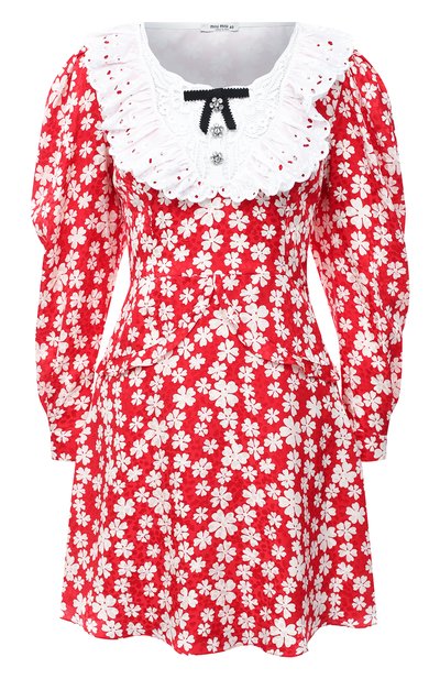 Шелковое платье MIU MIU, арт. MF3901-1XLE-F0011, фото 1