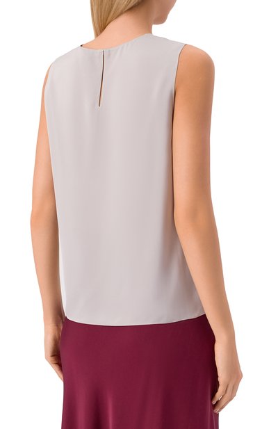 Шелковый топ THEORY, арт. M0102539, фото 4