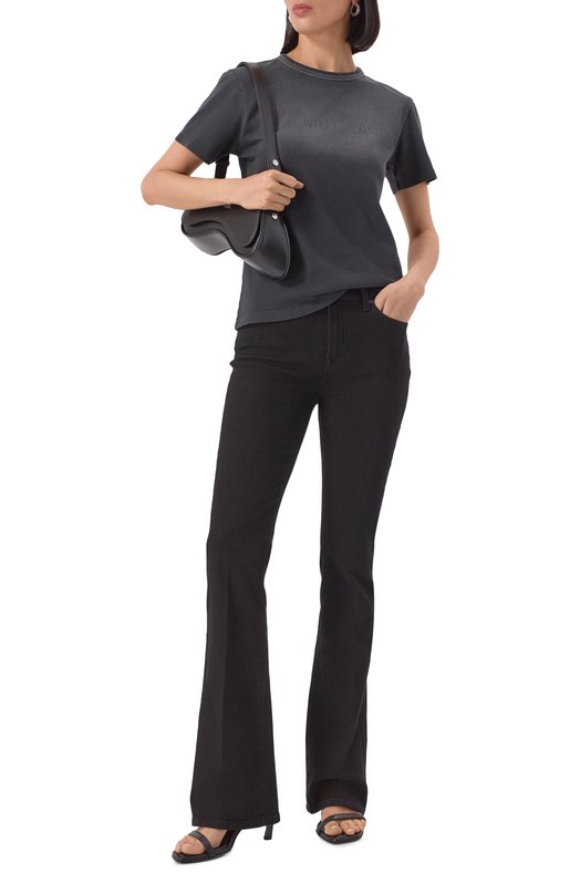 Хлопковая футболка Helmut Lang P05HW508 Серый  P05HW508 Фото 2