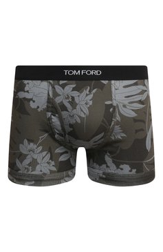 Мужские хлопковые боксеры TOM FORD зеленого цвета, арт. T4LC3165 | Фото 1 (Кросс-КТ: бельё; Материал сплава: Проставлено; Нос: Не проставлено; Материал внешний: Хлопок; Мужское Кросс-КТ: Трусы)