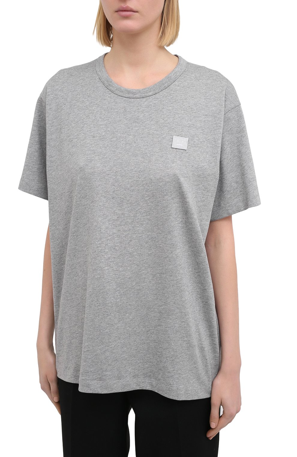 Хлопковая футболка ACNE STUDIOS, арт. 25E173/W, фото 3