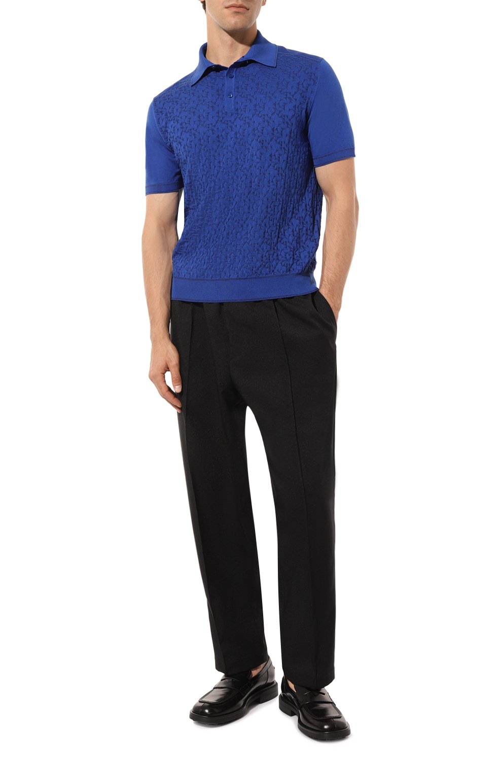 Поло из шелка и хлопка STEFANO RICCI, арт. K818059P13/F23286, фото 2