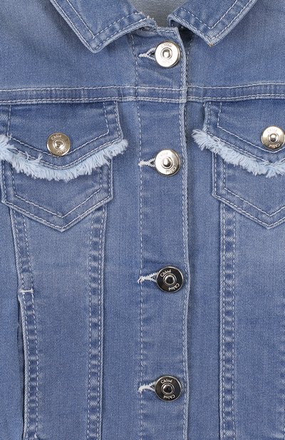 Джинсовая куртка с бахромой CHLOÉ, арт. C16317/2A-5A, фото 3