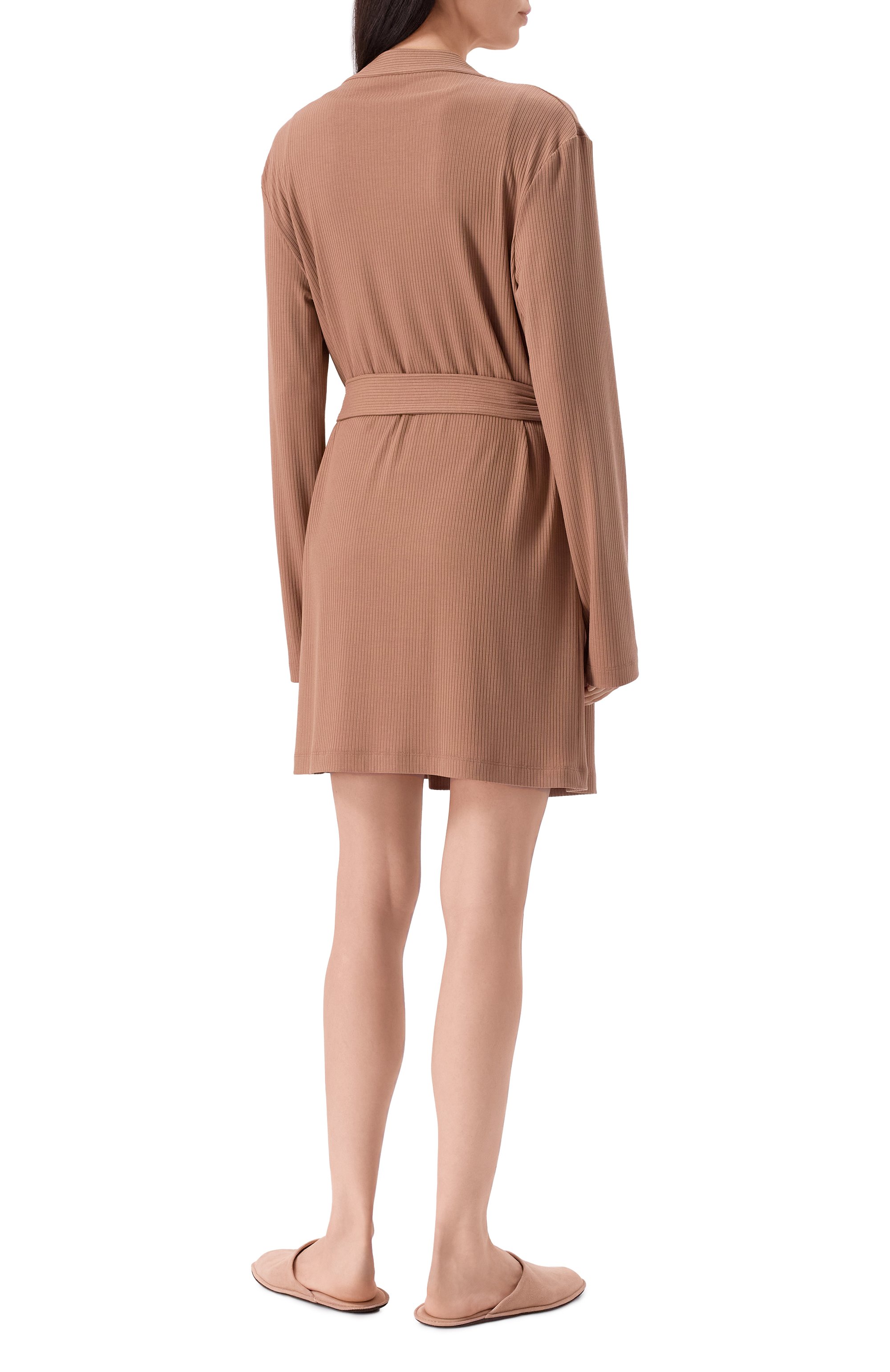 Халат EDOMO коричневого цвета по цене 20900 руб., арт. C011001FW2324, фото 4 Халат EDOMO, арт. C011001FW2324, фото 4