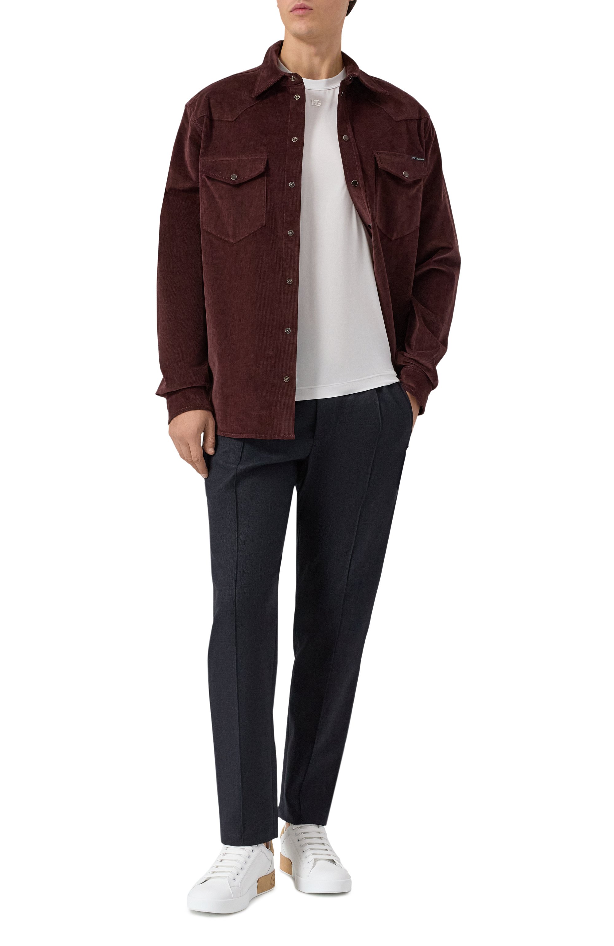 Вельветовая рубашка DOLCE & GABBANA, арт. G5MA1T/GJ589, фото 2