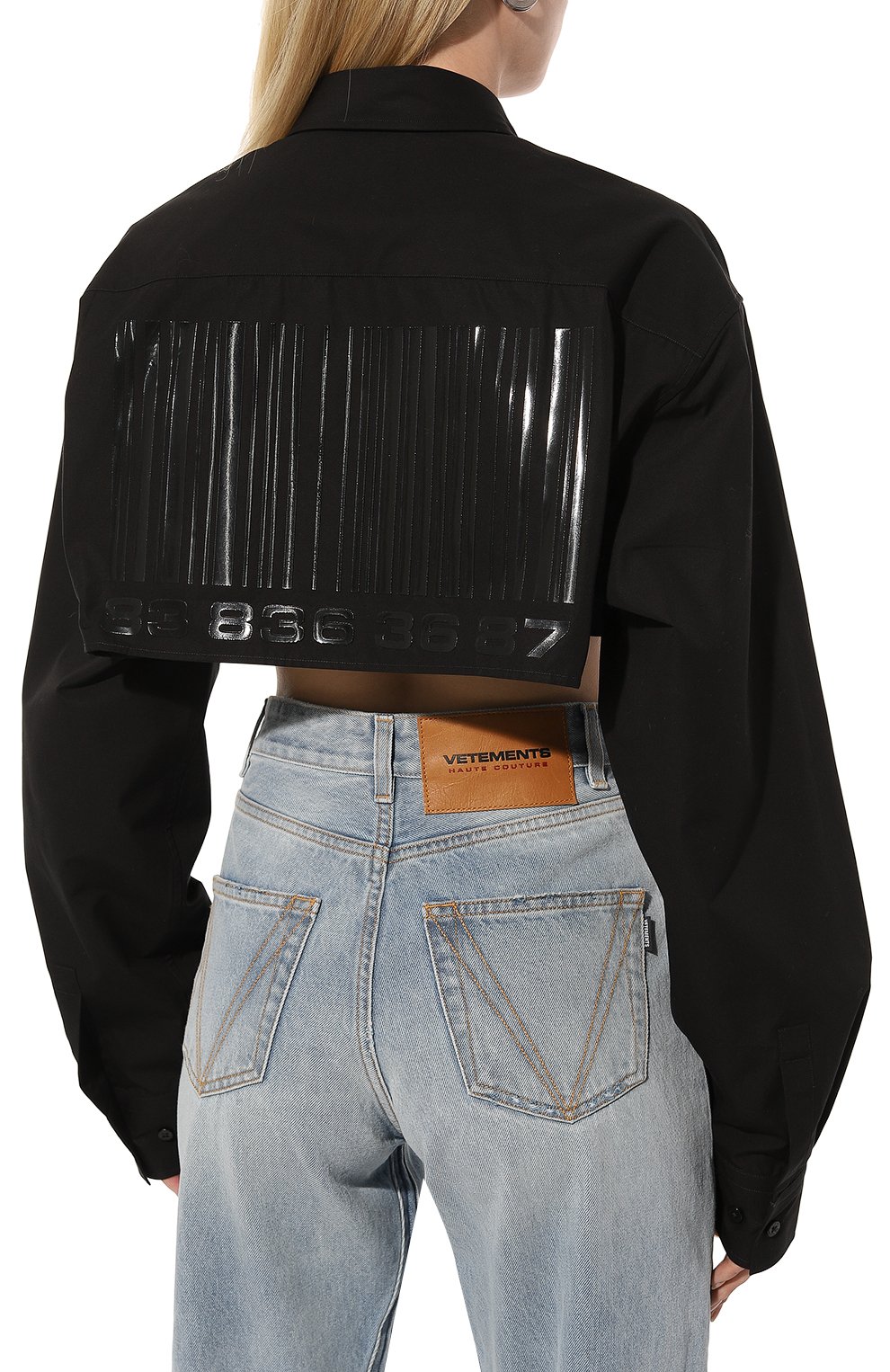 Хлопковая рубашка VTMNTS, арт. VL16SH160B, фото 4