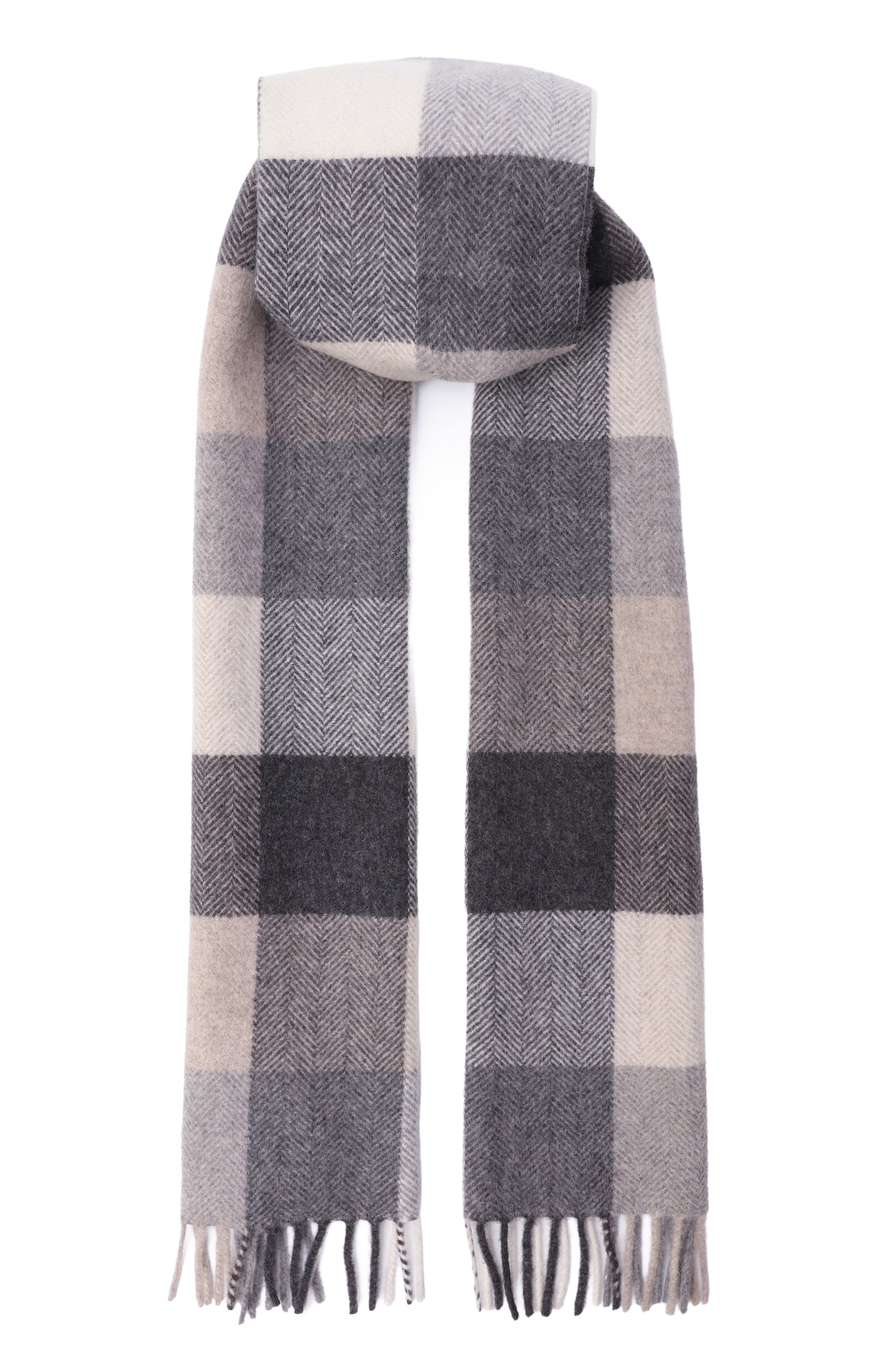 Шарф из шерсти и кашемира ANDREA CAMPAGNA, арт. 623252, фото 1