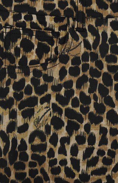 Хлопковые брюки BLUMARINE, арт. BFPA013.0.CEB05/14A-16A, фото 3