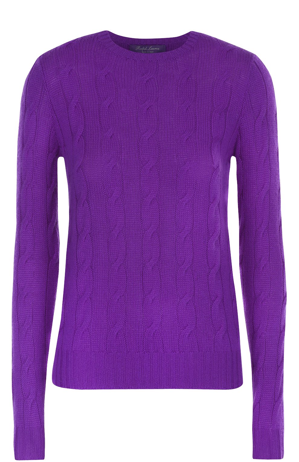 Кашемировый пуловер RALPH LAUREN фиолетового цвета по цене 79950 руб., арт. 919/IXQ18/FXQ18, фото 1 Кашемировый пуловер RALPH LAUREN, арт. 919/IXQ18/FXQ18, фото 1