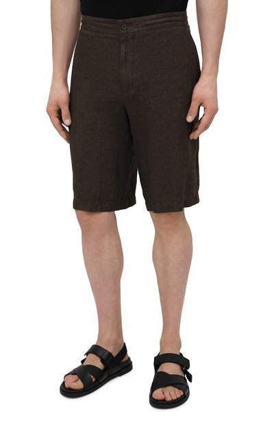 Льняные шорты ZEGNA, арт. UUI32/TB11, фото 3