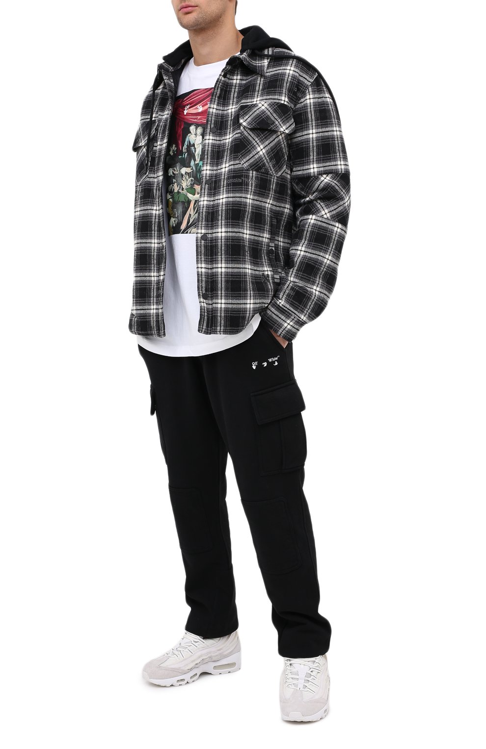 Хлопковая футболка OFF-WHITE, арт. 0MAA038E20JER0050110, фото 2