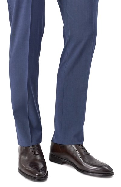 Кожаные оксфорды BARRETT темно-коричневого цвета по цене 85250 руб., арт. 242U003.1/BETIS CREAM, фото 3 Кожаные оксфорды BARRETT, арт. 242U003.1/BETIS CREAM, фото 3