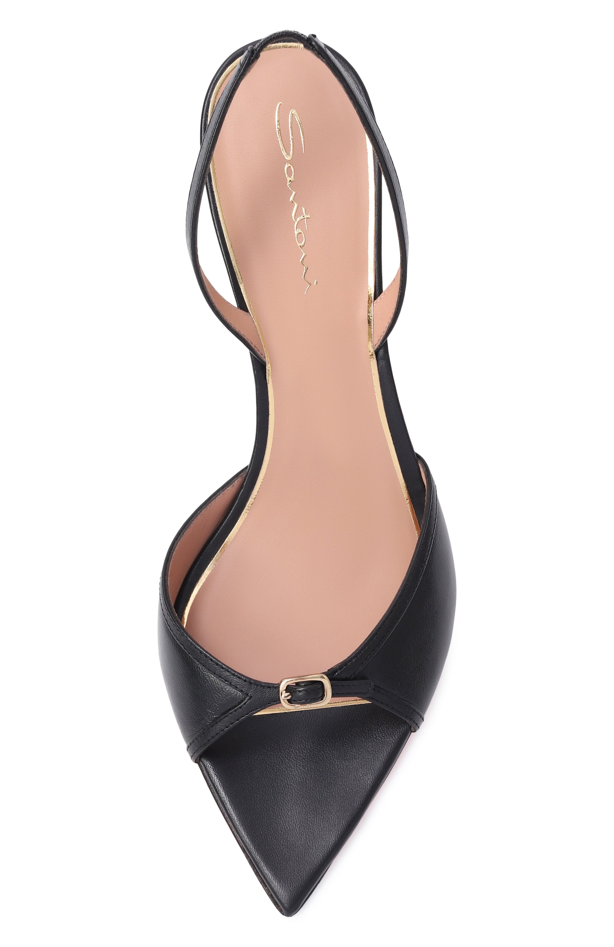 Кожаные босоножки SANTONI, арт. WHEG71692HA2NSZA, фото 6