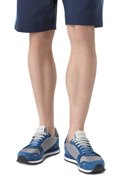 Комбинированные кроссовки EMPORIO ARMANI, арт. X4X537/XN730, фото 3