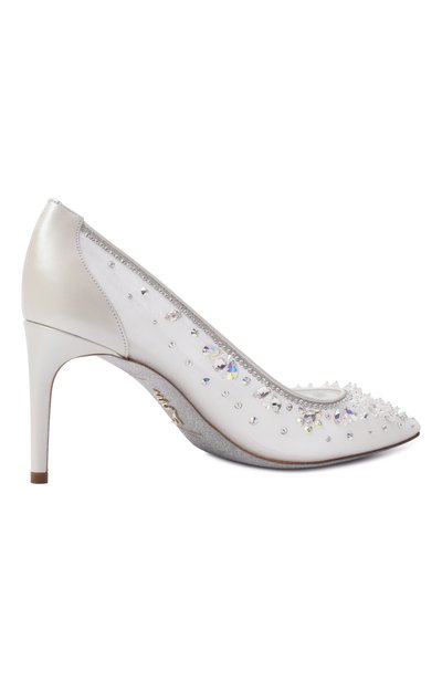 Комбинированные туфли cinderella 80 RENE CAOVILLA, арт. C12292-080/CRIN, фото 5