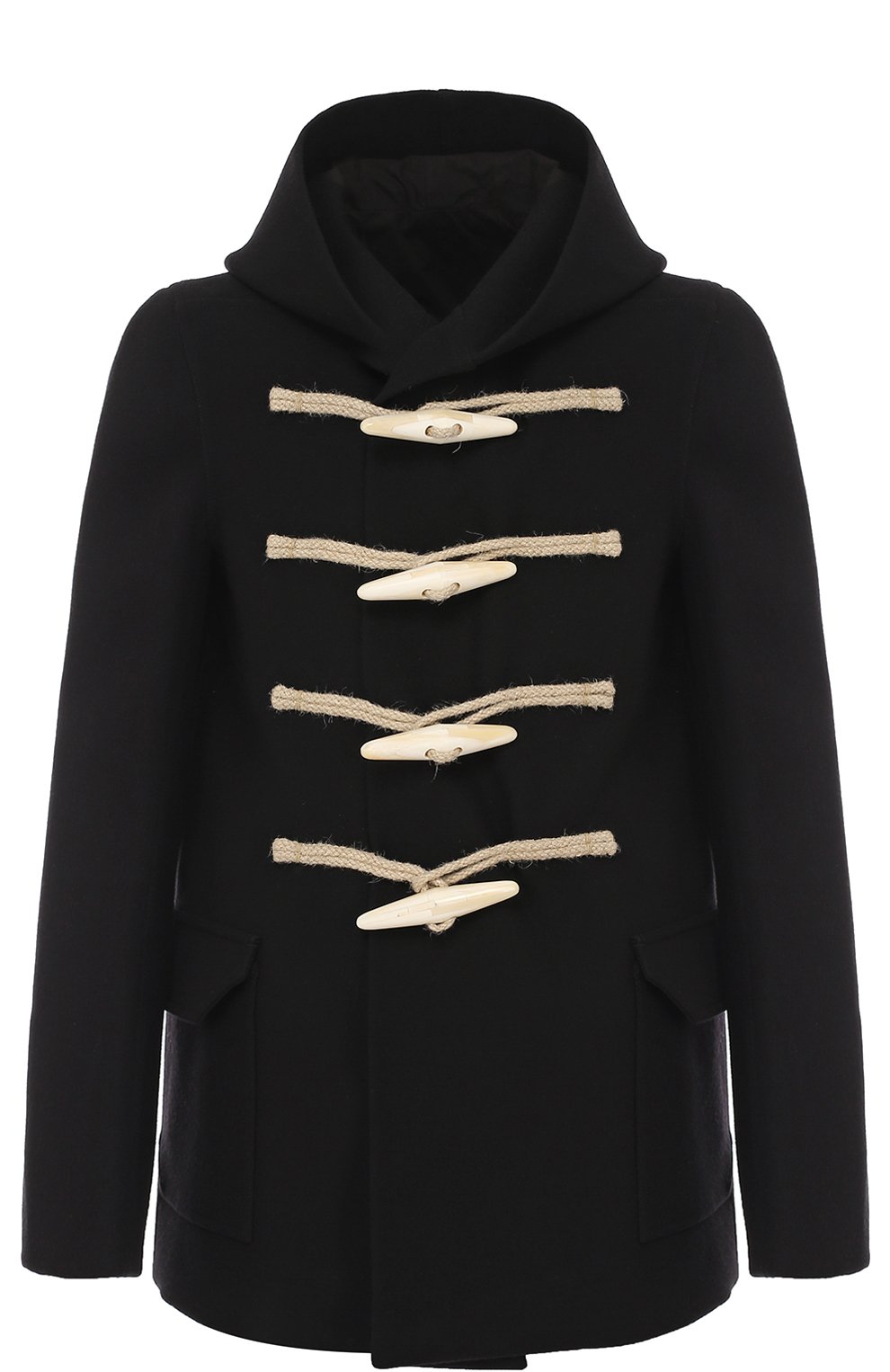 Шерстяной дафлкот с капюшоном RICK OWENS, арт. RU/17F8778/SHM, фото 1