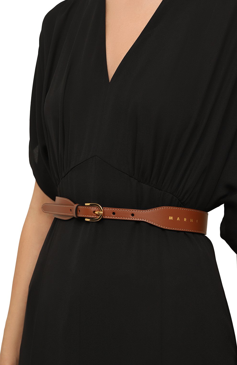 Кожаный ремень MARNI, арт. CNM00111U0/LV589, фото 2