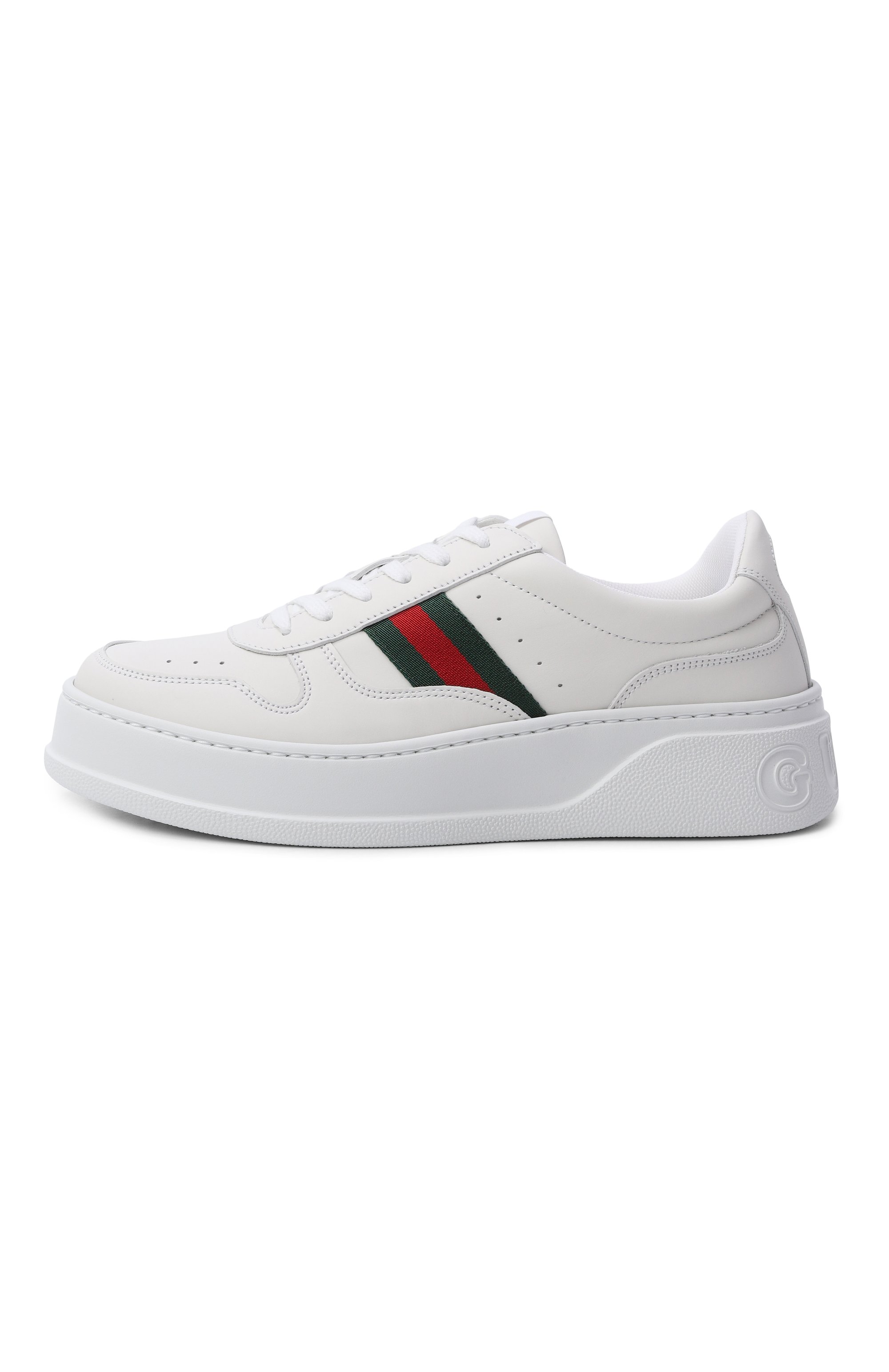 Кожаные кеды GUCCI, арт. 848307/UPG40, фото 4